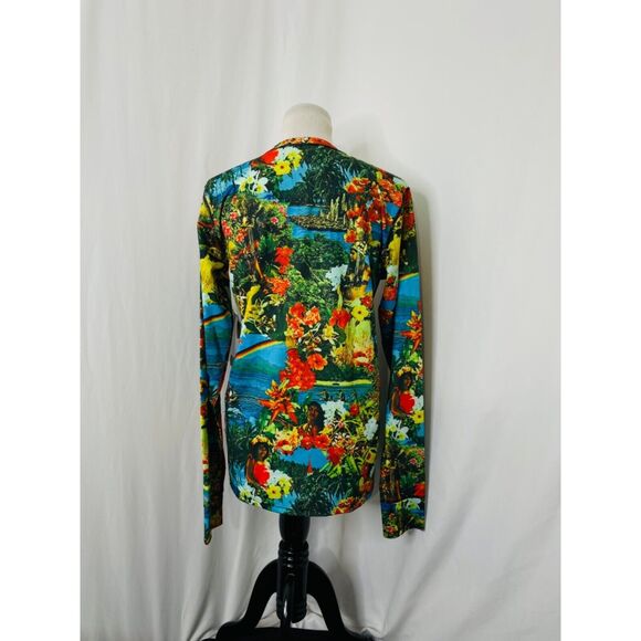 Men’s Medium Maui Wowie Shirt Burton Dry Ride Multicolor Long Sleeve Crewneck - Picture 6 of 15